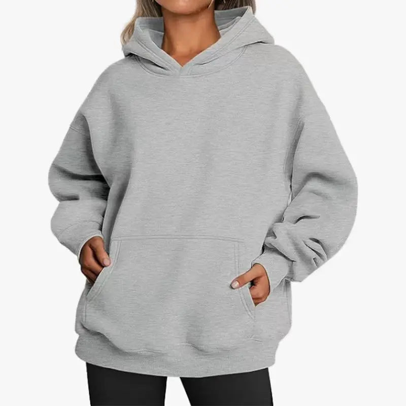 Loose Casual Temperament Long Sleeve Hooded Sweater hercurva