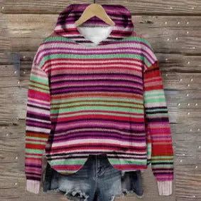 3D Digital Printing Christmas Couple Hooded Sweater Female hercurva