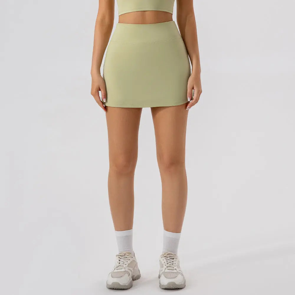 Slim Fit Yoga Skirts Breathable Mini Skirt Fitness Tennis Exercise Skirt hercurva