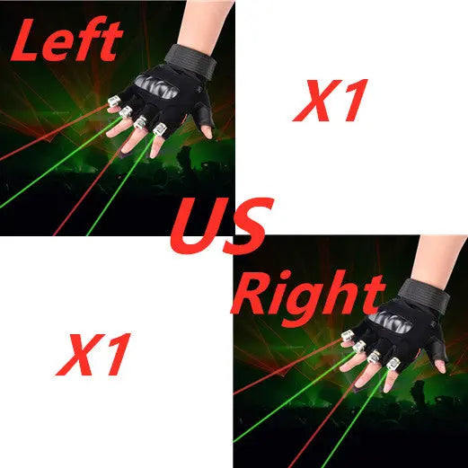 Stage Show  Red Green Laser Gloves hercurva