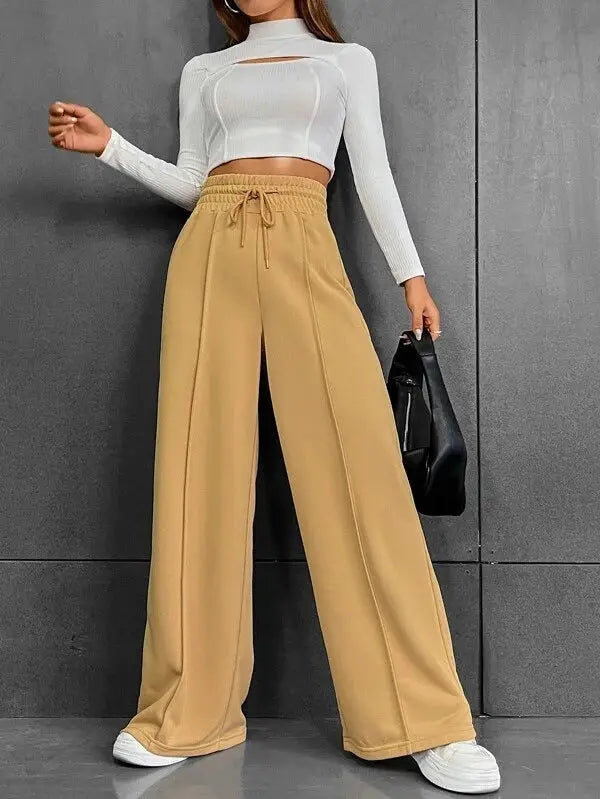 Outdoor Dance Leisure Loose-fitting Wide-leg Trousers hercurva