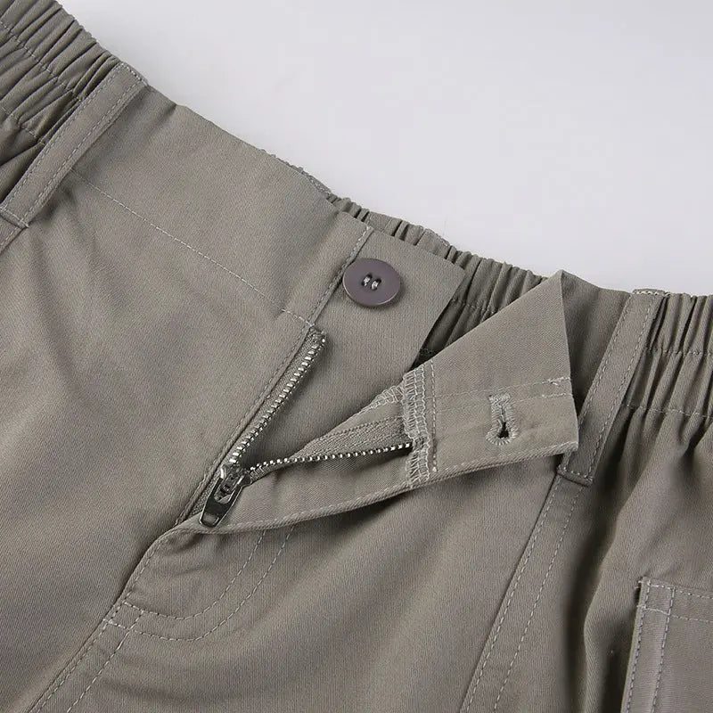 Women's Asymmetric Low Waist Casual Woven Shorts hercurva