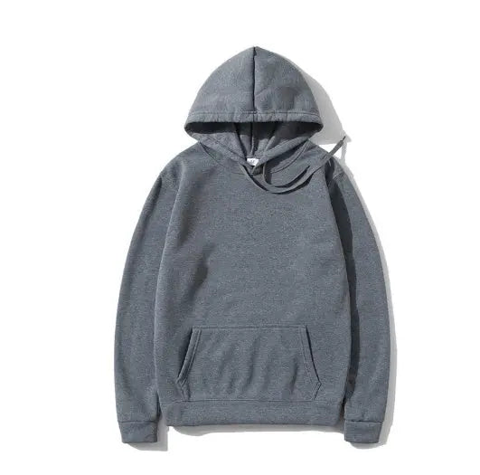 Cotton Fleece Solid Color Hoodie Sweatshirt hercurva