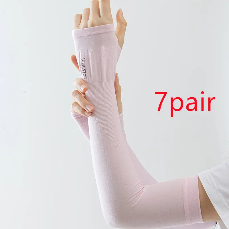 Summer Sun Protection Women's Men's Oversleeves Outdoor hercurva