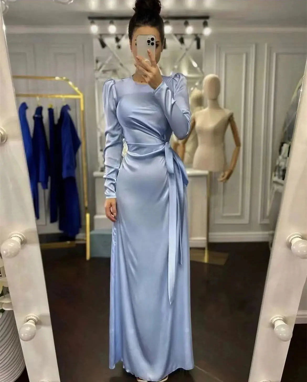 Beautiful Waist Fitting Irregular Dress hercurva