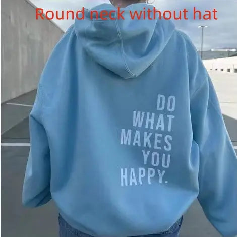 Do What Makes You Happy Sweatshirt Large Sweater hercurva