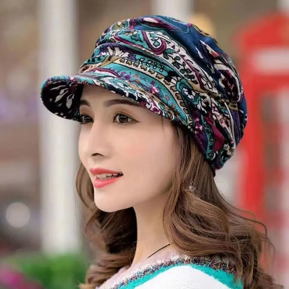 Female Korean Version Of A Hundred Soft Brim Hat Ethnic Wind hercurva