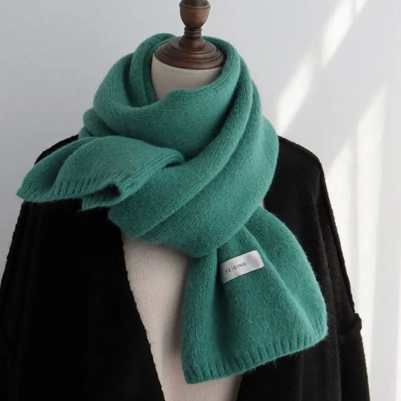 Solid Color Scarf Women's Autumn And Winter Warm hercurva