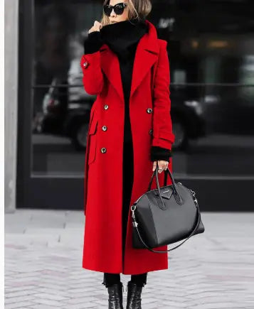 Thick Wool Women's Coat Extended hercurva