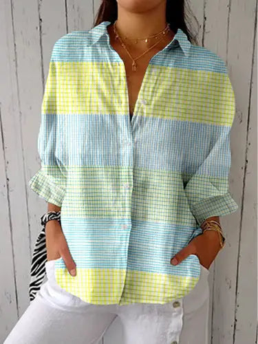 Womens Casual Long Floral-print Top hercurva