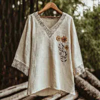 Elegant New Style Jacquard Off-shoulder Short Sleeve Top hercurva