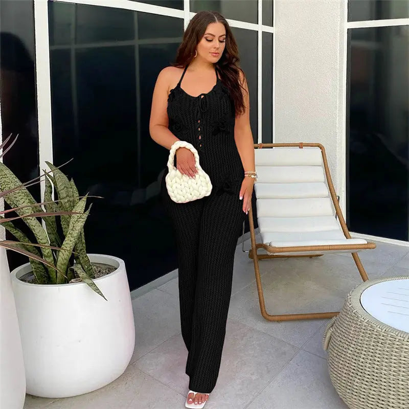 Knitted Hollow Backless Bodysuit Women hercurva