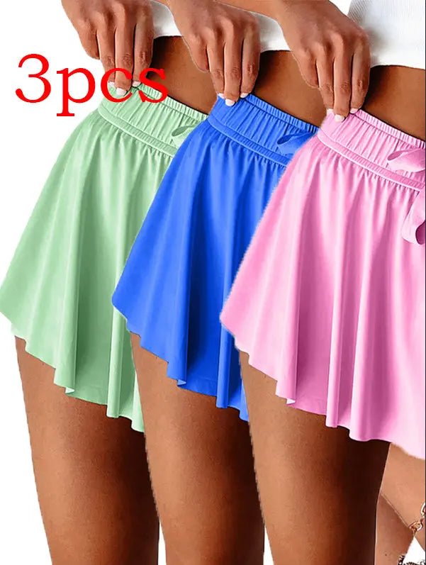 Minimal Versatile High Waist Pleating Lace-up Casual Shorts hercurva