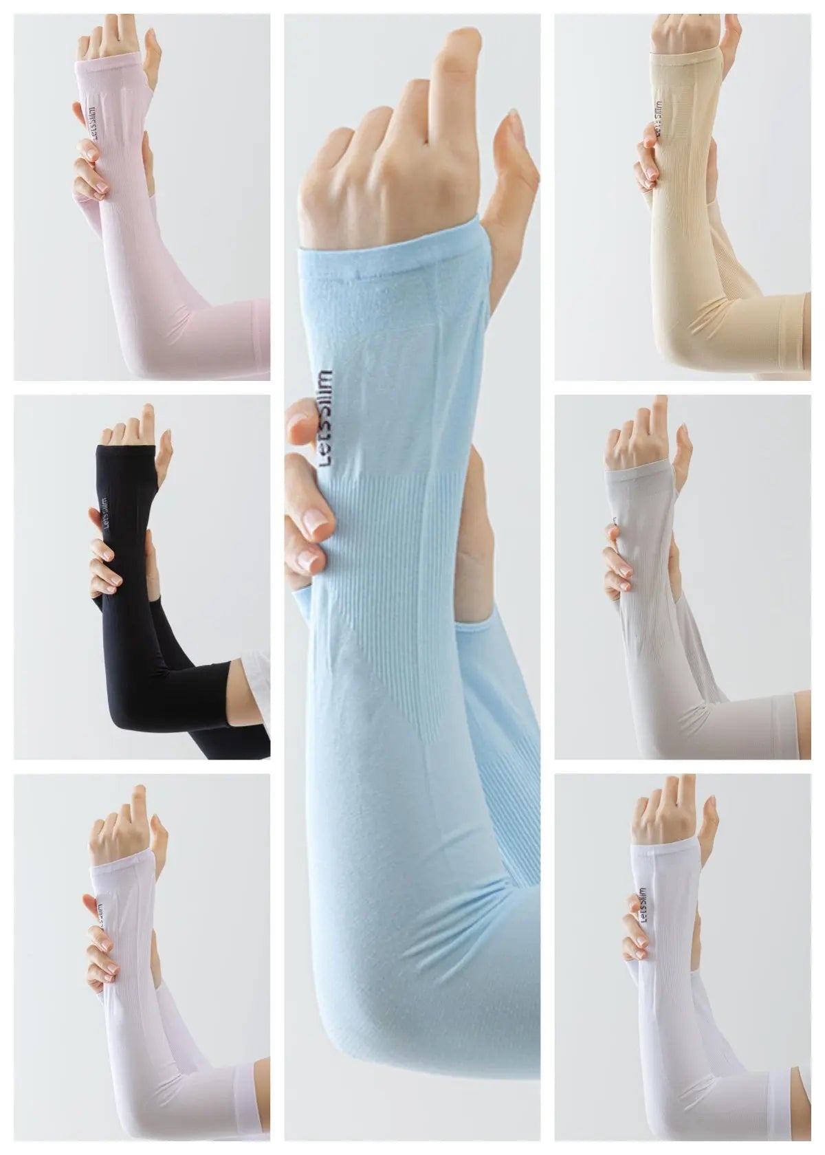 Summer Sun Protection Women's Men's Oversleeves Outdoor hercurva