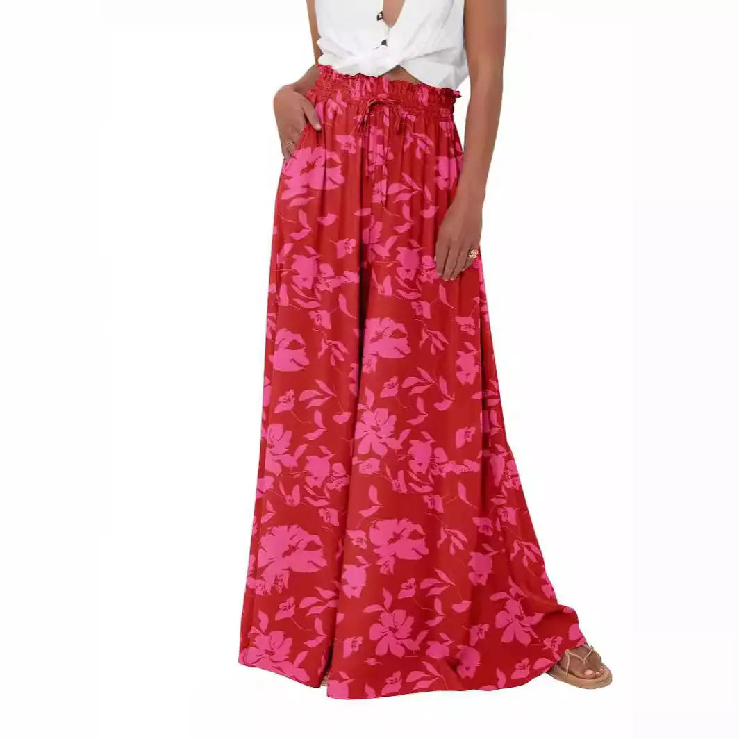 Women's High Waist Wide Leg Pants Casual Pants hercurva