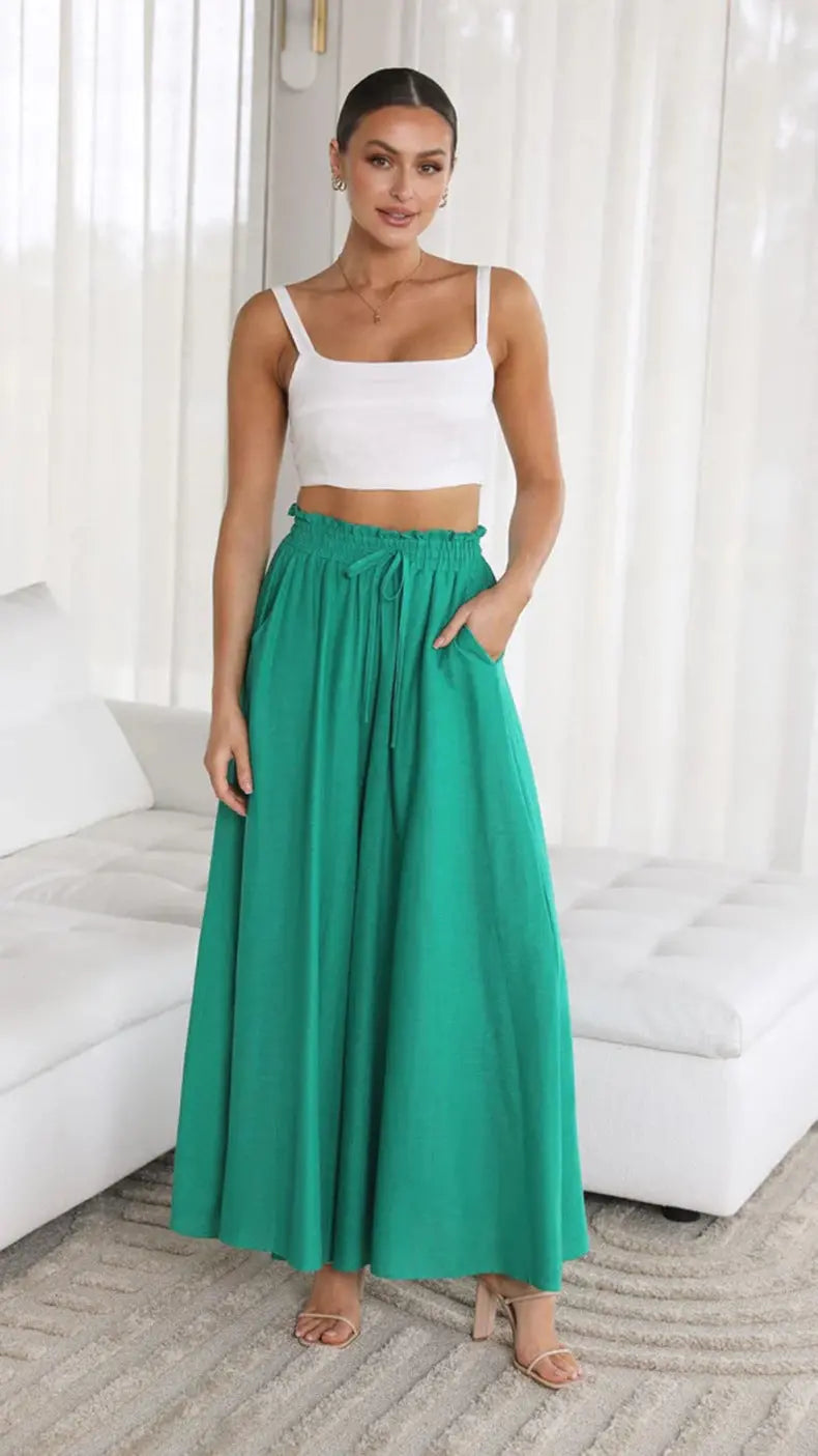 Womens Pants Wide Leg Loose Comfy Lounge Sweatpants With Pockets hercurva