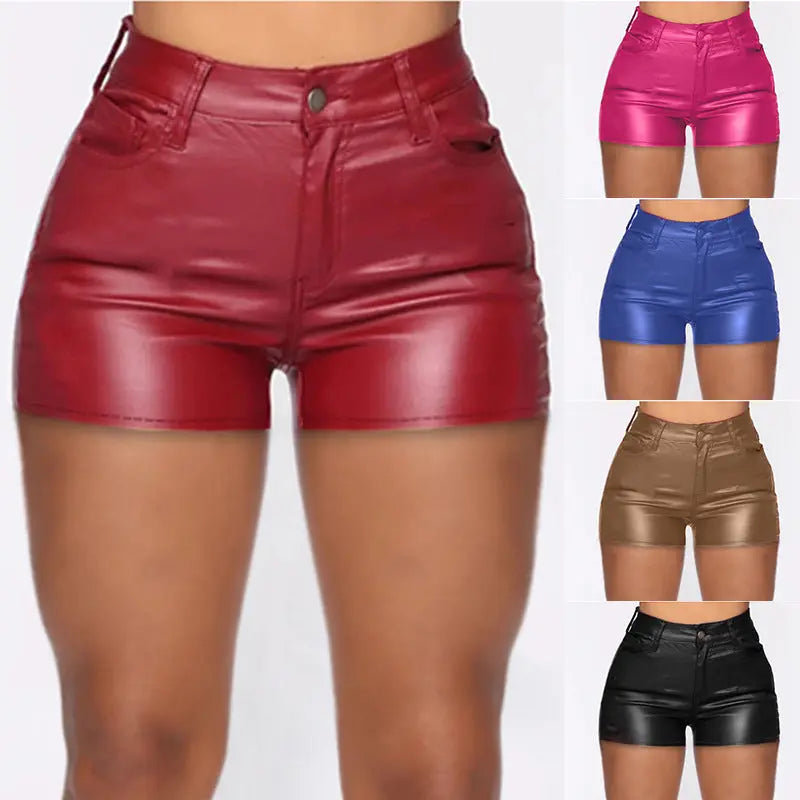Large Size Women's Fashion High Waist Tight Shorts hercurva