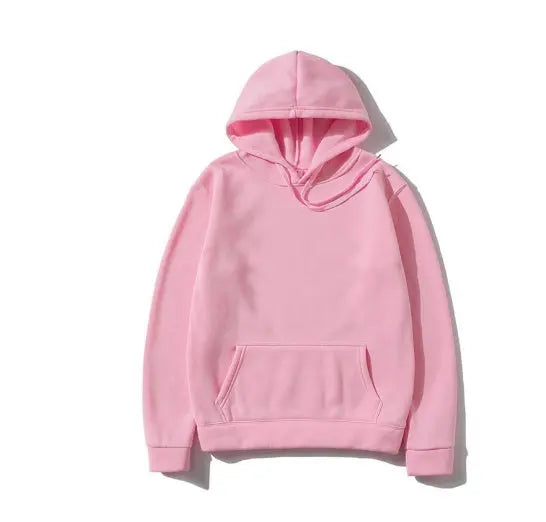 Cotton Fleece Solid Color Hoodie Sweatshirt hercurva