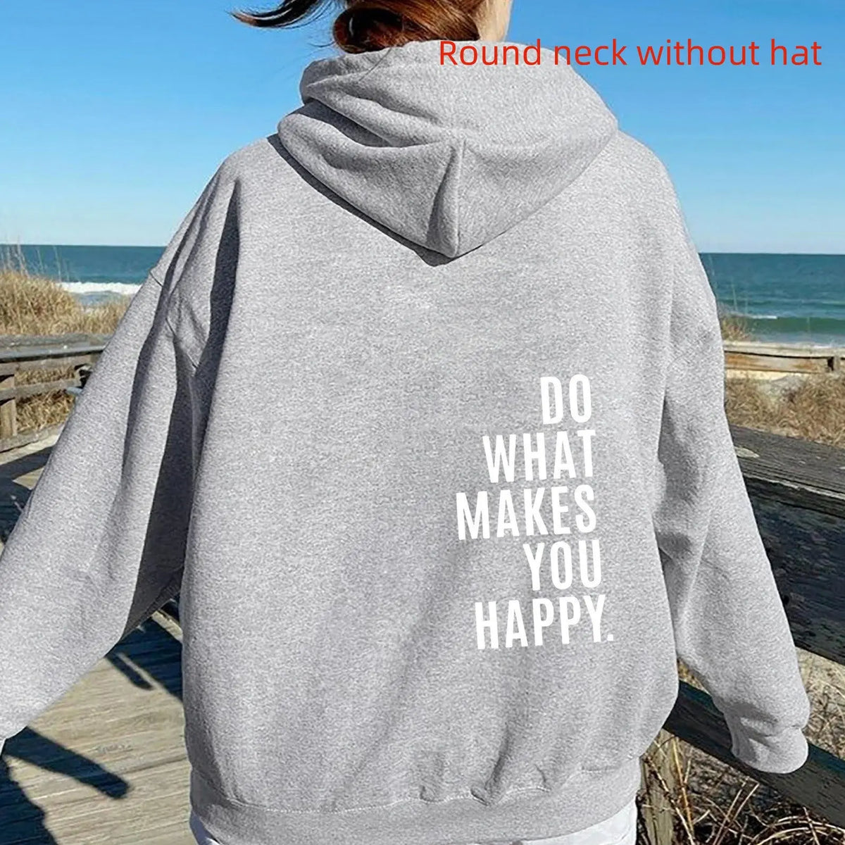 Do What Makes You Happy Sweatshirt Large Sweater hercurva
