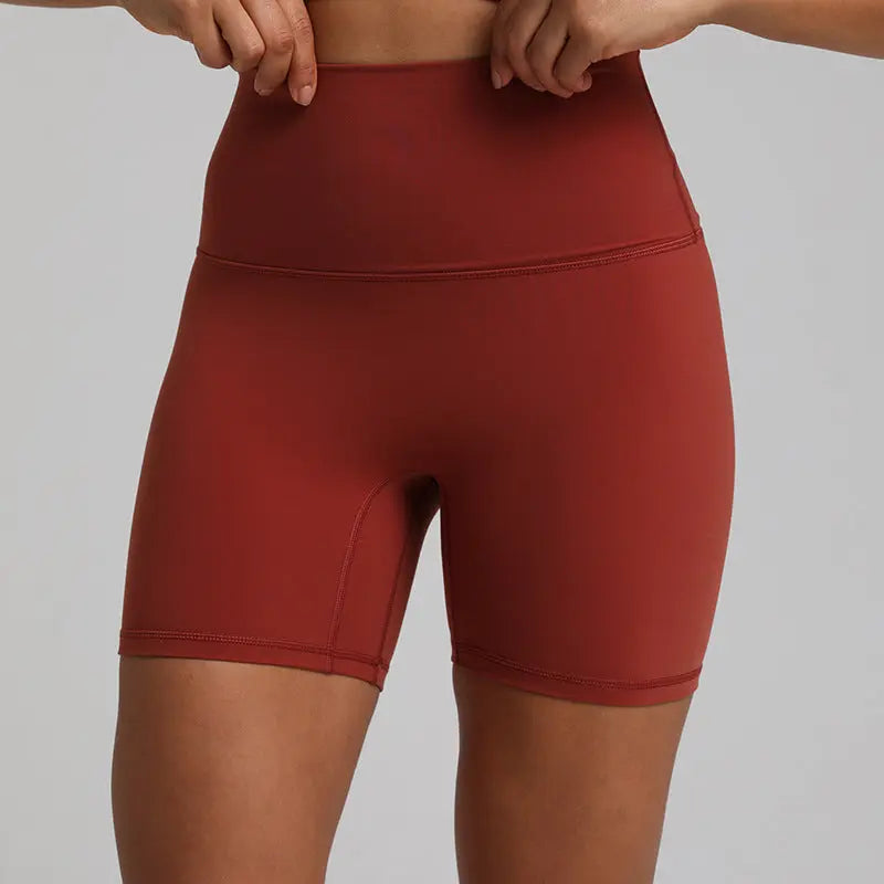 Nude Feel Yoga Quick-drying Breathable Slim Fit Sports Shorts hercurva