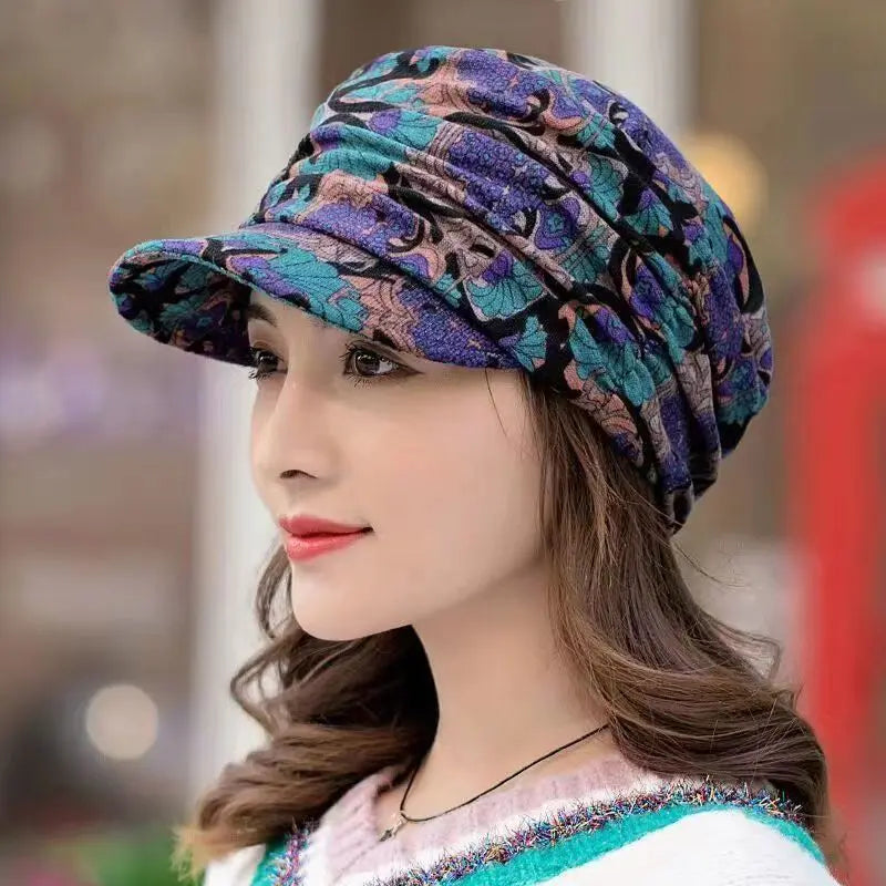 Female Korean Version Of A Hundred Soft Brim Hat Ethnic Wind hercurva
