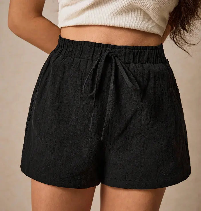 Solid Color Casual Shorts Summer Loose All-matching Pants hercurva