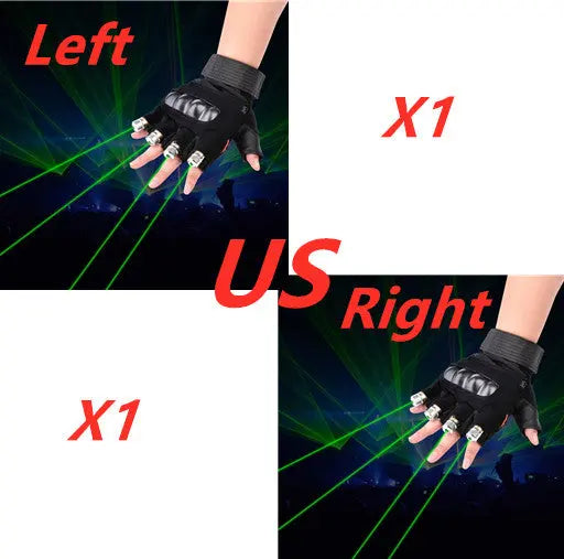 Stage Show  Red Green Laser Gloves hercurva