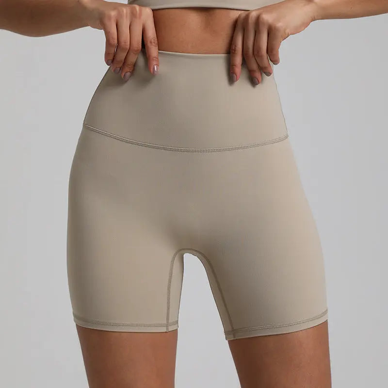 Nude Feel Yoga Quick-drying Breathable Slim Fit Sports Shorts hercurva