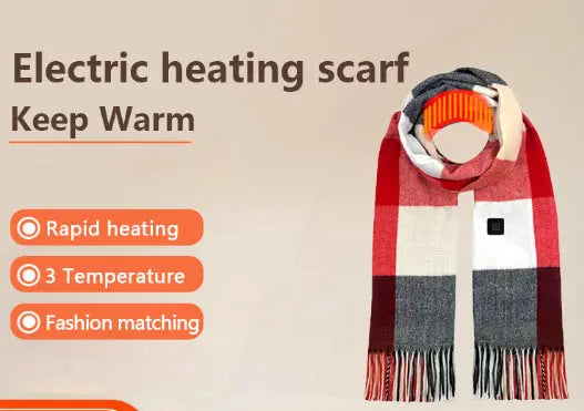 Thermal Multifunctional Electric Heating Scarf Women's Shawl Charging Heating hercurva