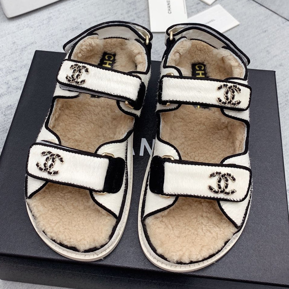 Chanel 2026 Dad Sandals Wool 161805