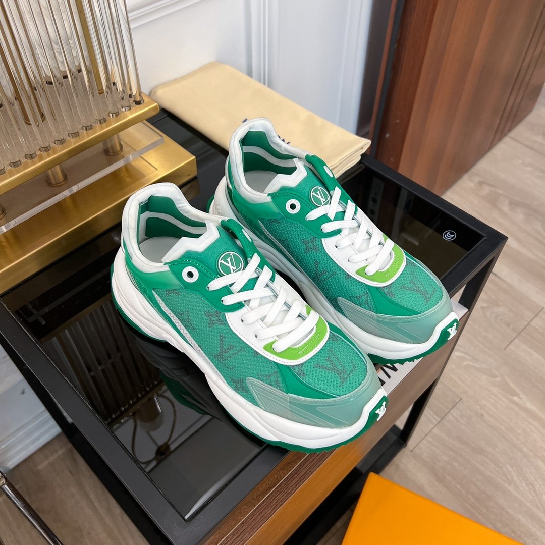 LV RUN 55 SNEAKER GREEN