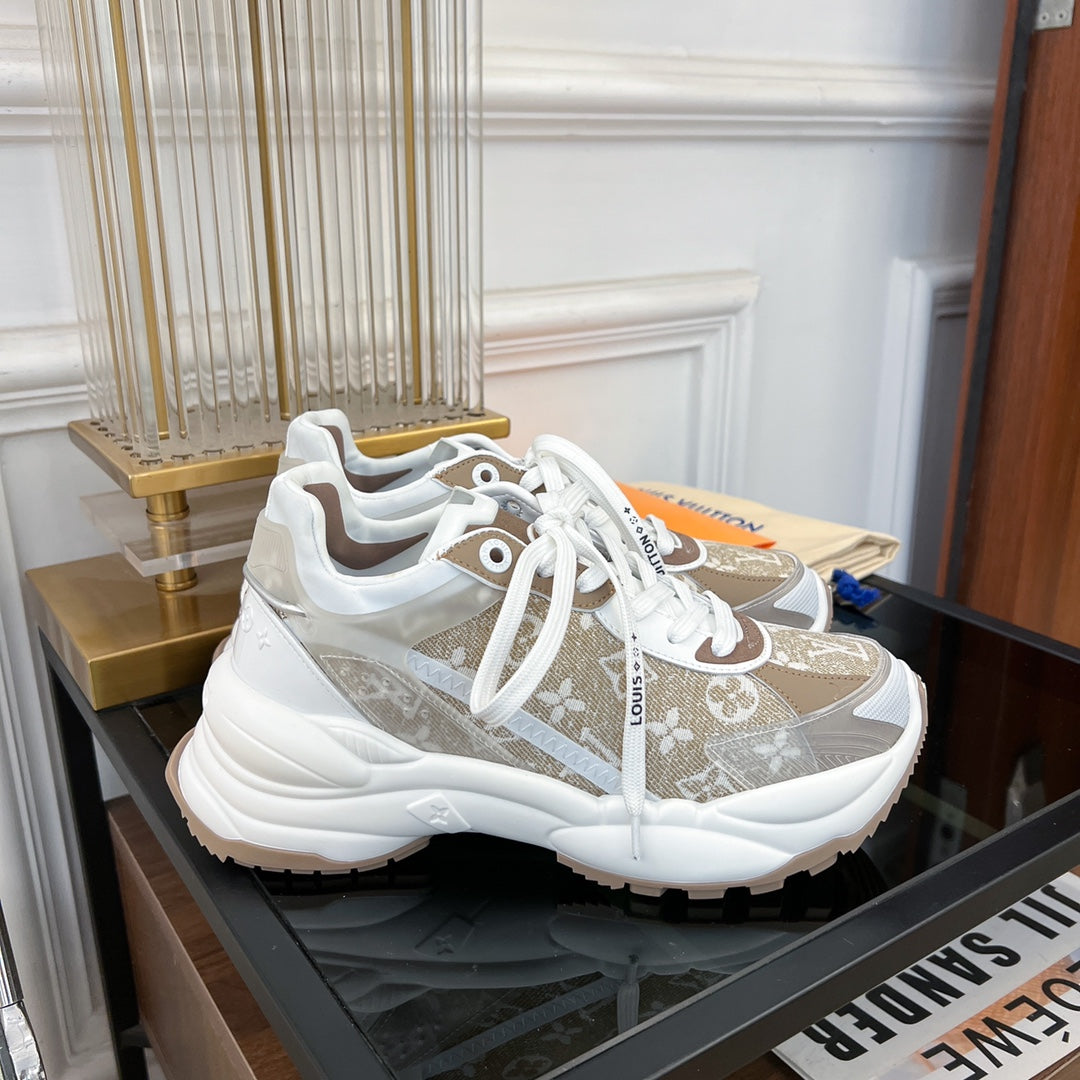 LV RUN 55 SNEAKER BROWN