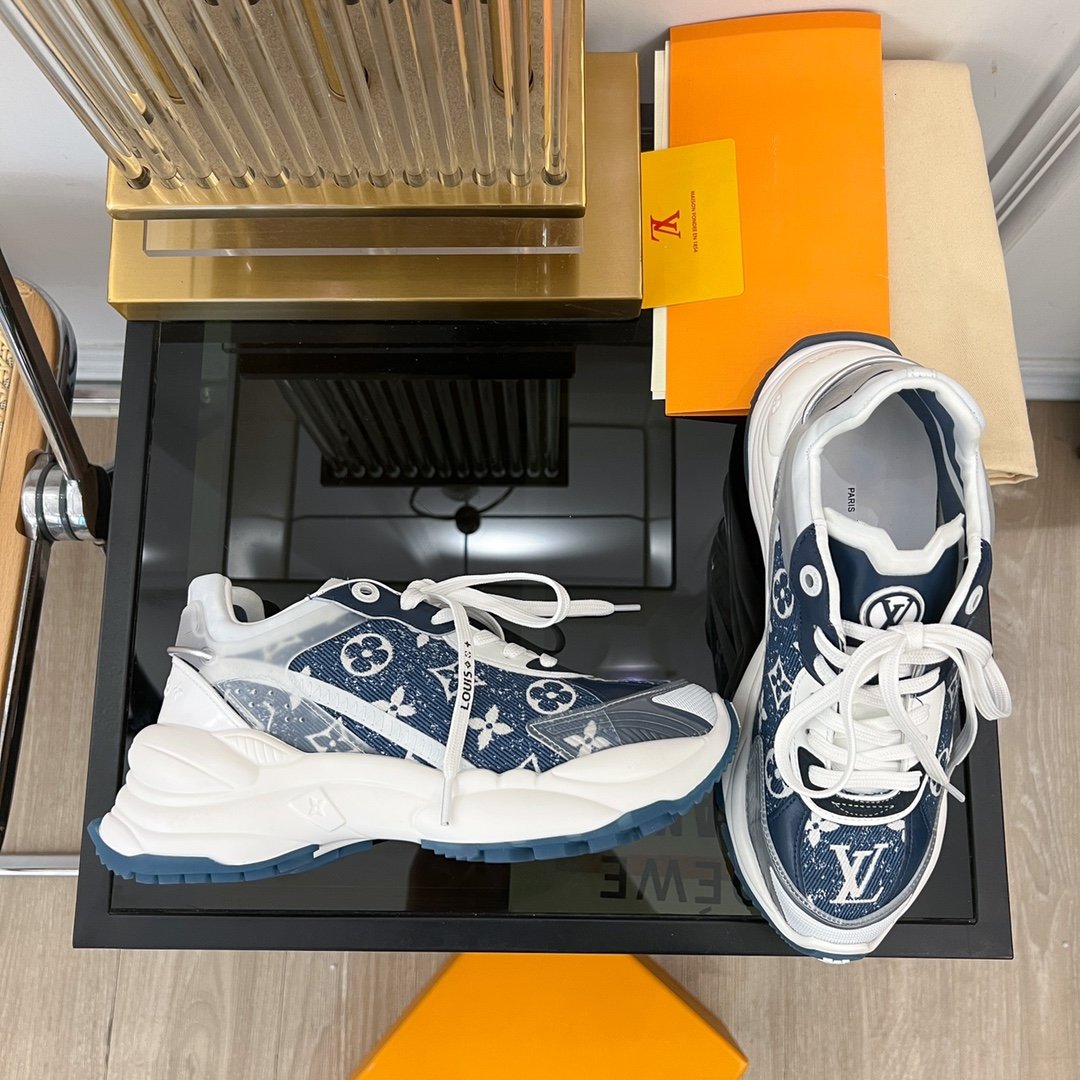 LV RUN 55 SNEAKER DARK BLUE