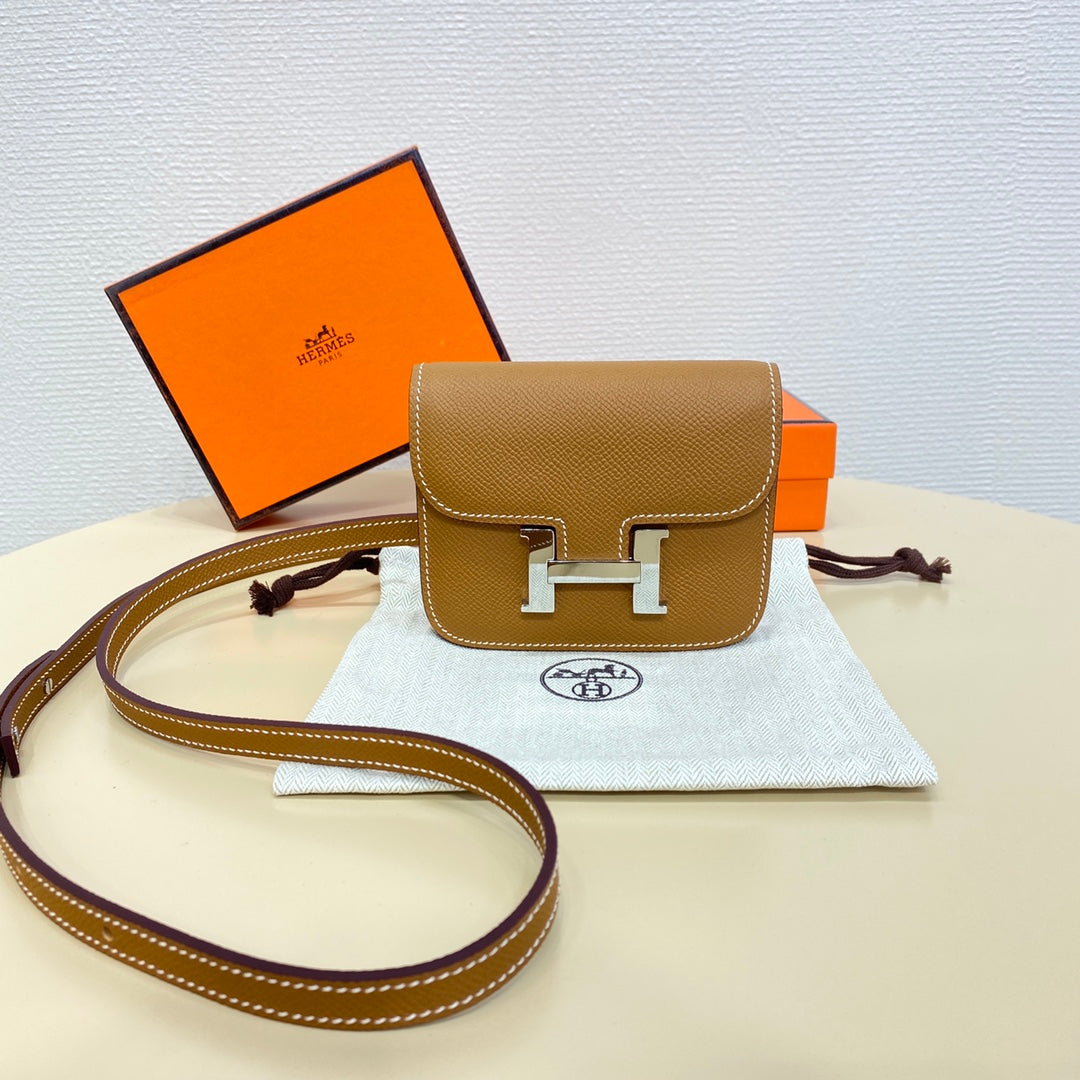 High-end Hermes 2026 Constance Bag 12.5cm Epsom Leather 1