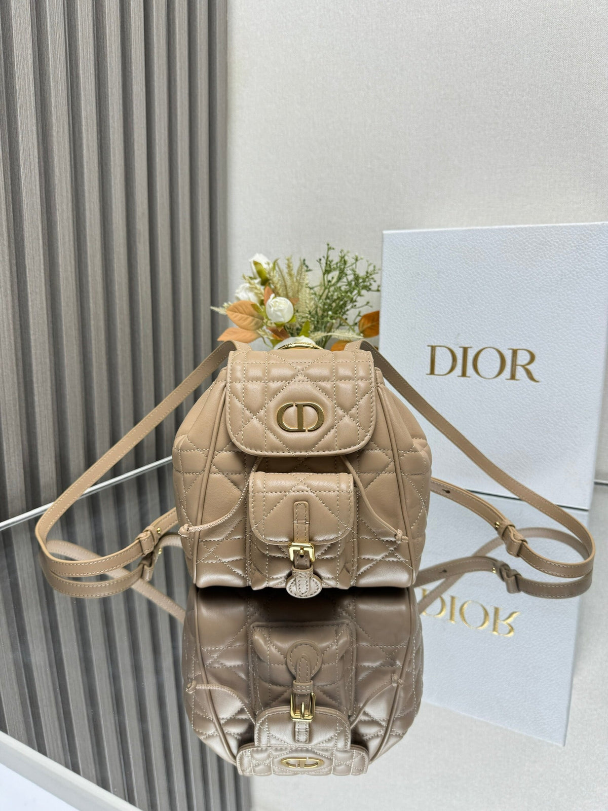 Dior 2026 Caro Backpack Lambskin