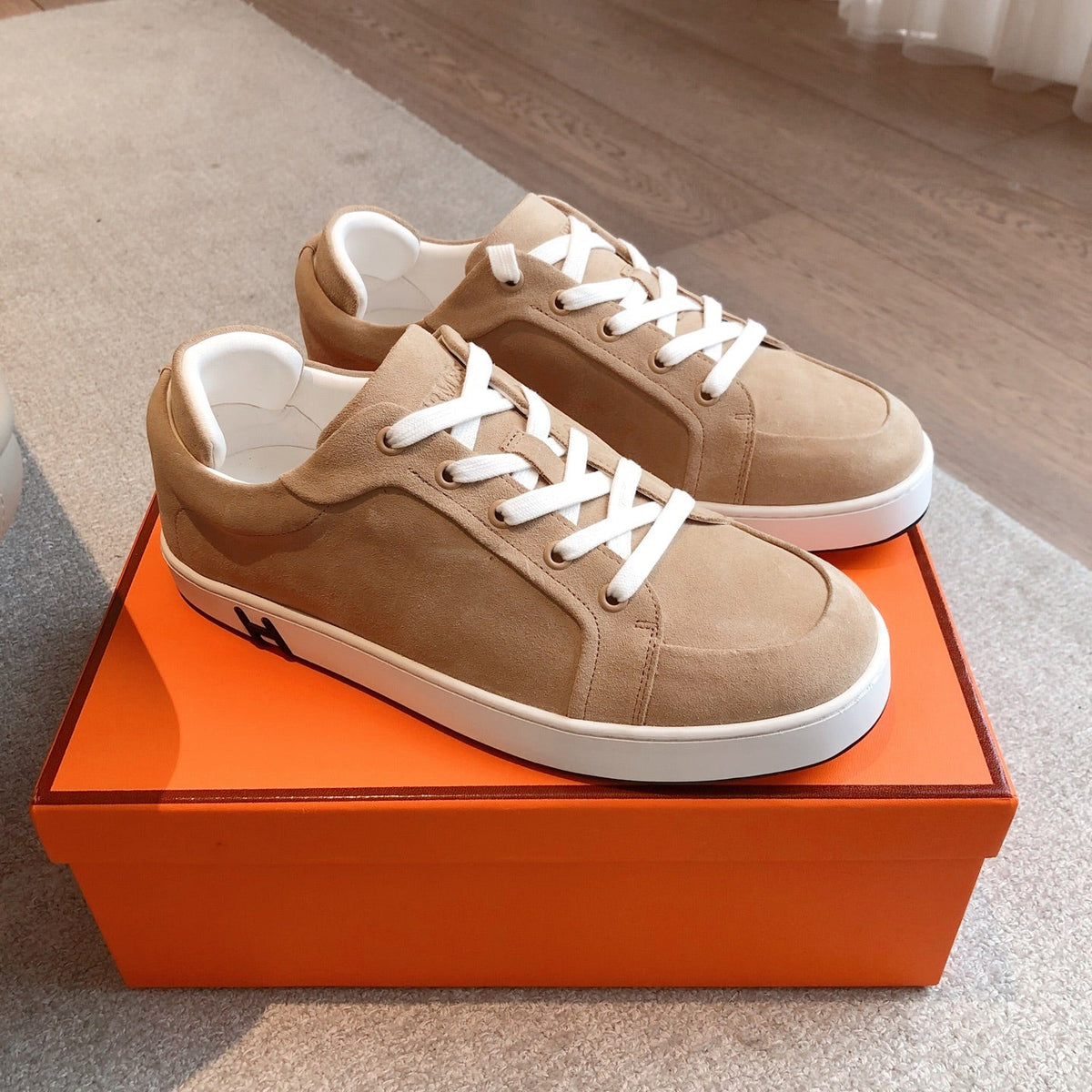 HM Men's 25 Kid Sneaker Suede 535593