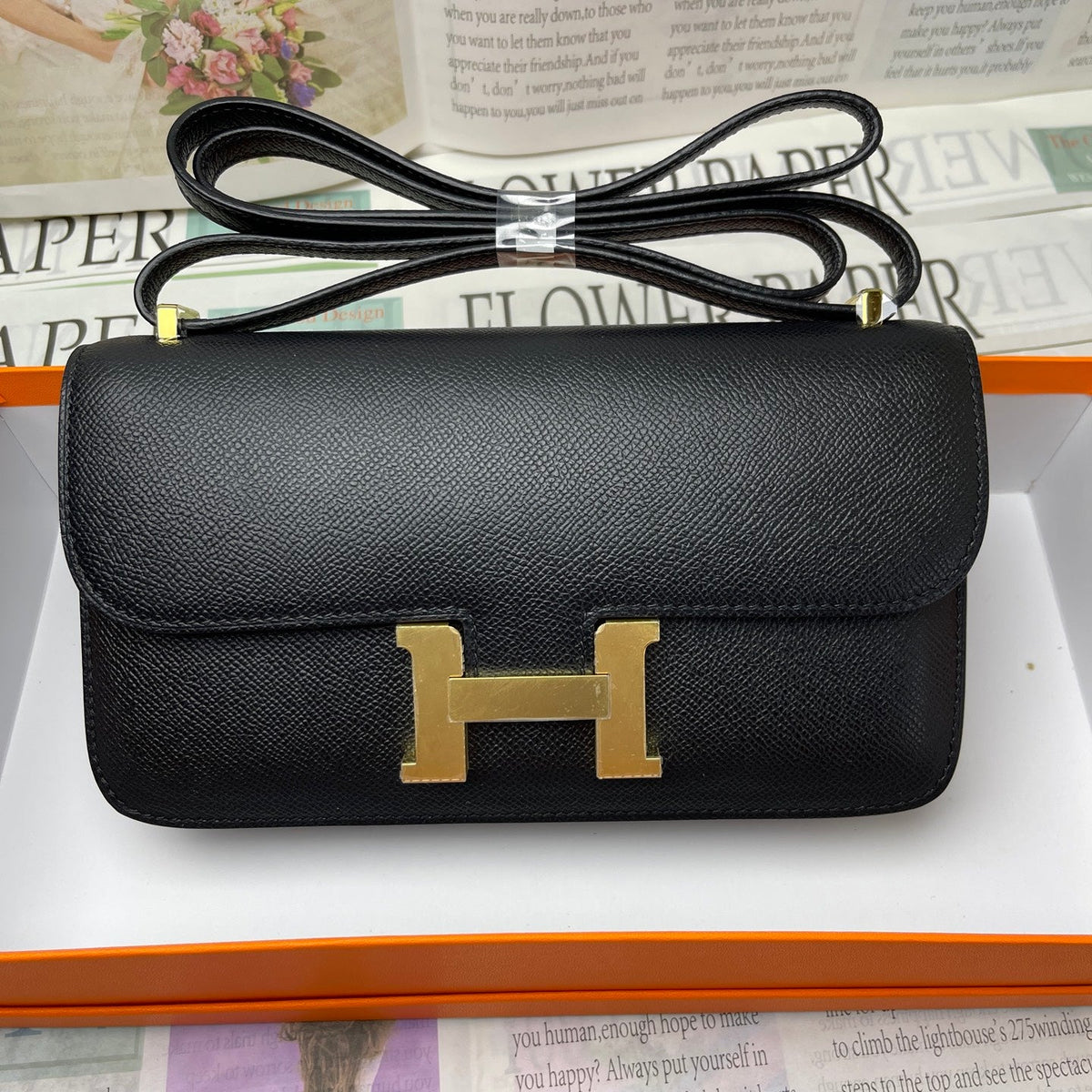 High-end Hermes 2026 Constance Elan 24cm Bag Epsom Leather 2