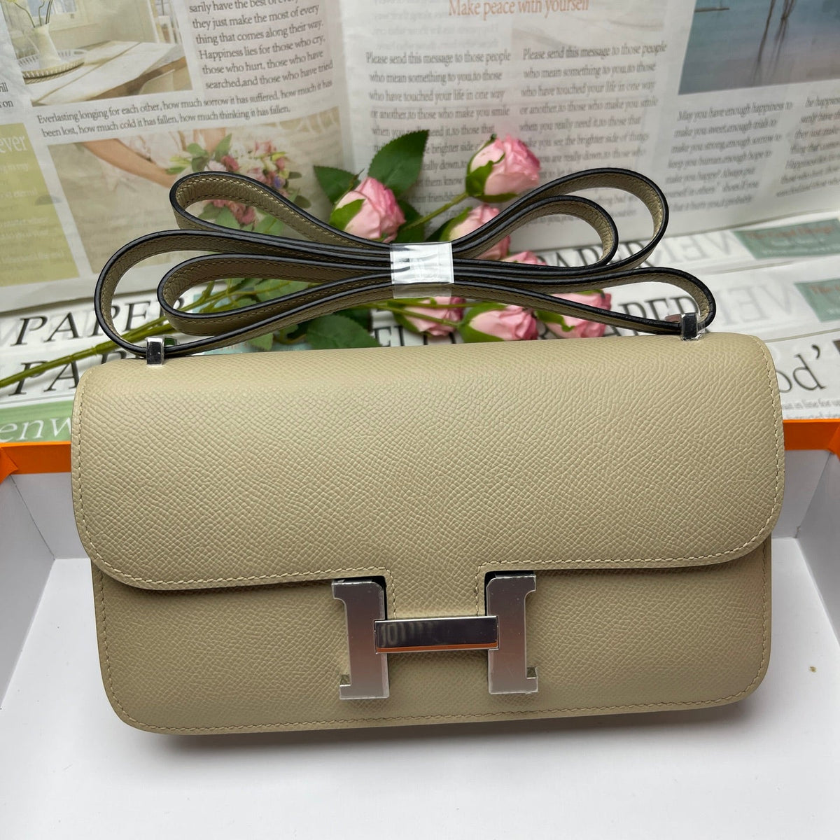 High-end Hermes 2026 Constance Elan 24cm Bag Epsom Leather 3