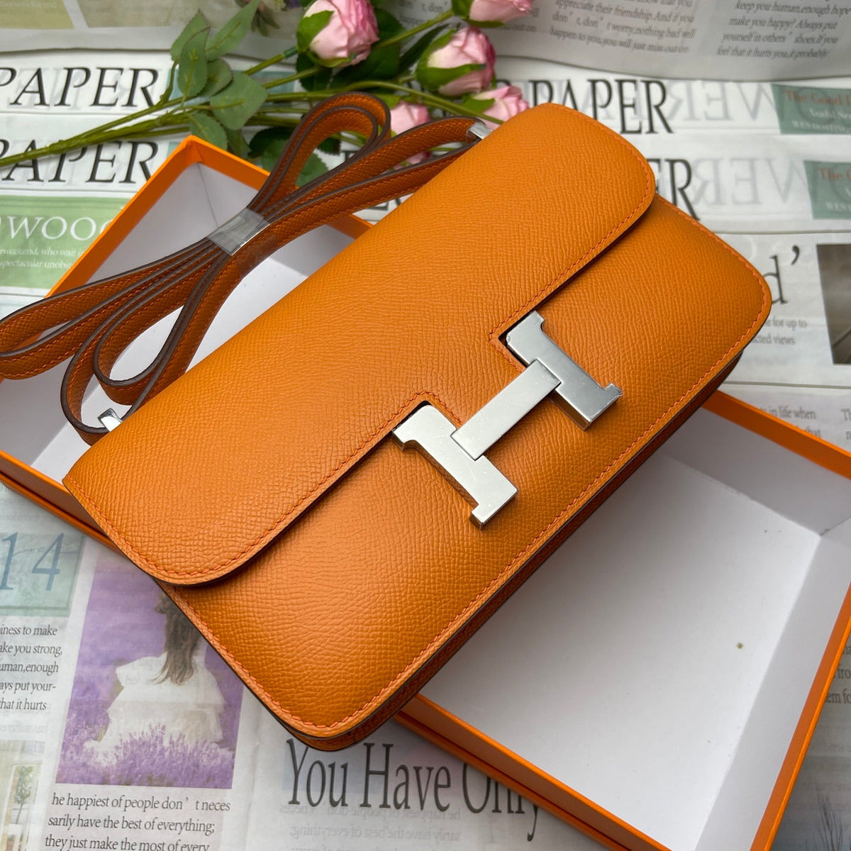 High-end Hermes 2026 Constance Elan 24cm Bag Epsom Leather 2