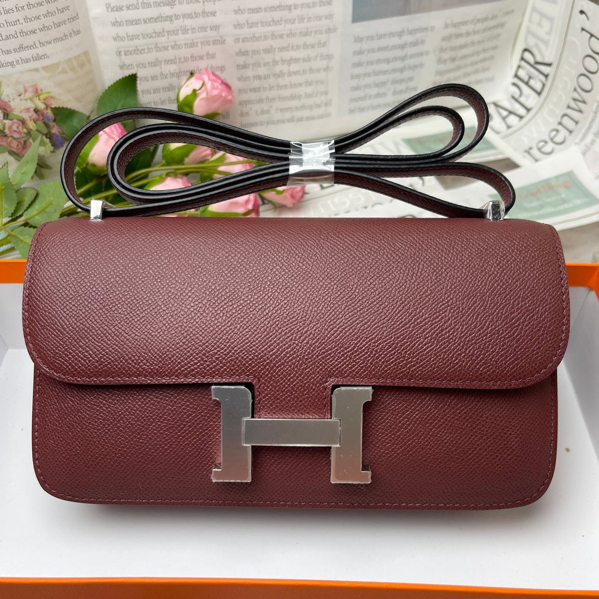 High-end Hermes 2026 Constance Elan 24cm Bag Epsom Leather 3