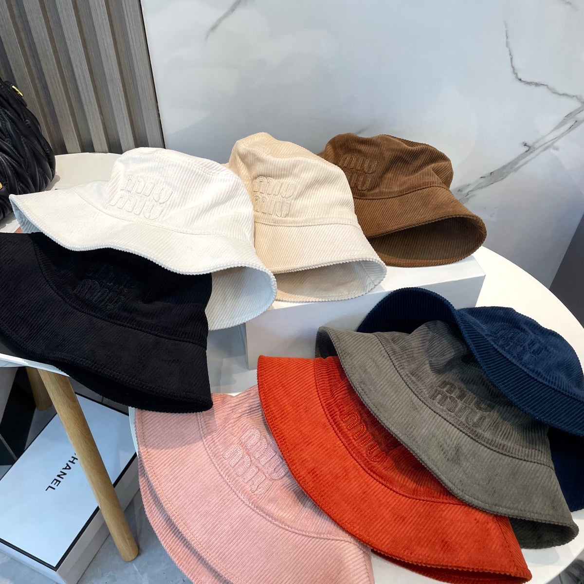 Miumiu Bucket Hat Velvet 297625