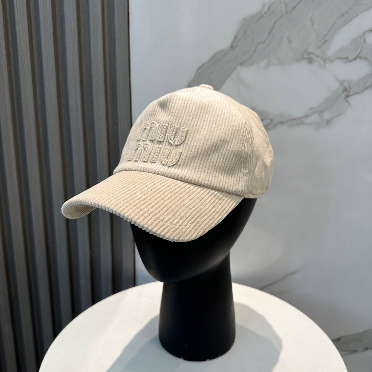 Miumiu Baseball Cap Velvet 297633