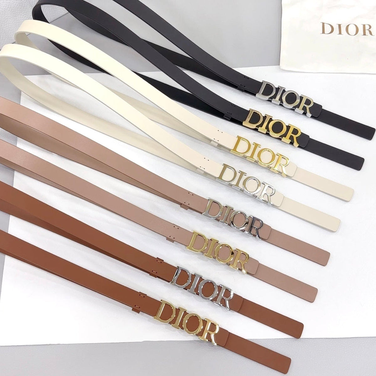 Dior 2026 Reversible D-Dream Belt 20mm Calfskin 187303
