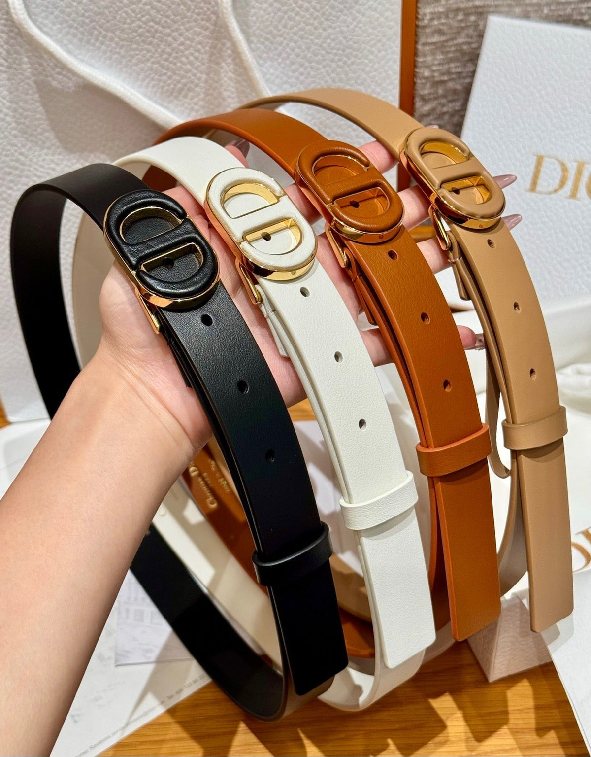 Dior 2026Reversible Saddle Belt 2.5cm Smooth Calfskin
