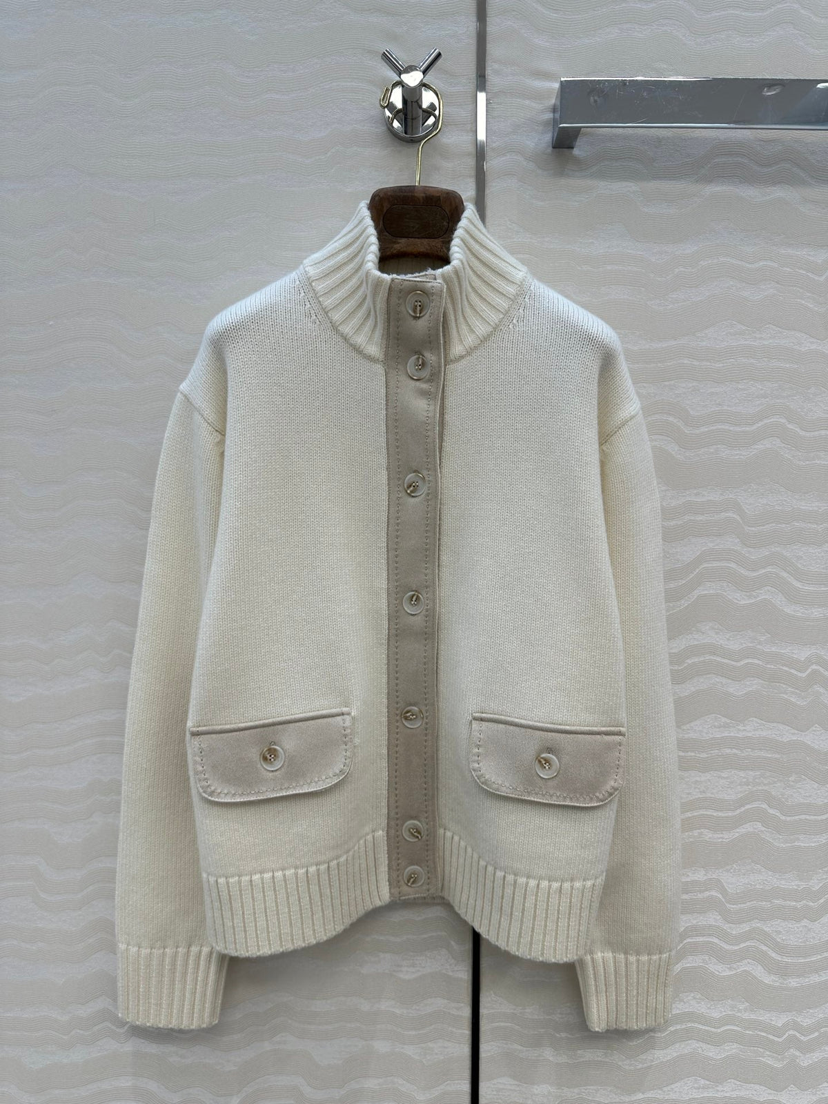 LP 25 Stand-collar Cardigan Cashmere 282272