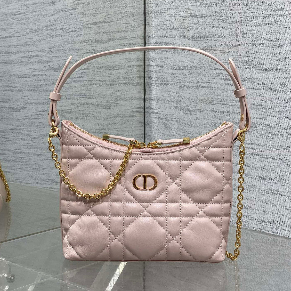 Dior 2026 Montaigne Diorling Mini Bag 19cm Leather Canvas 408712