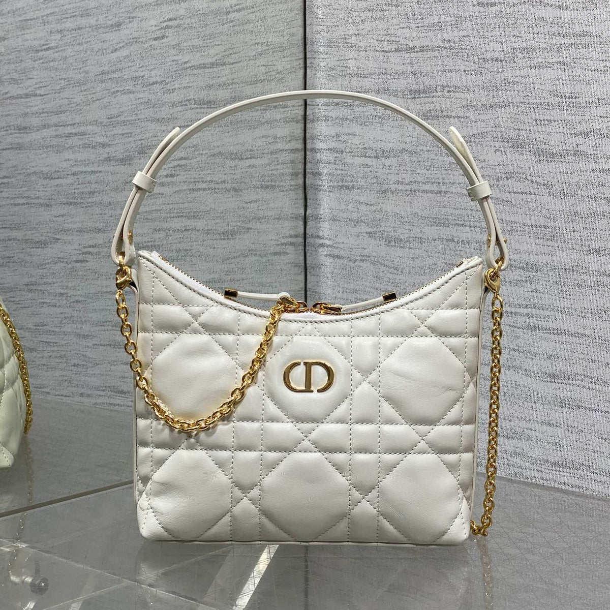 Dior 2026 Montaigne Diorling Mini Bag 19cm Leather Canvas 408712