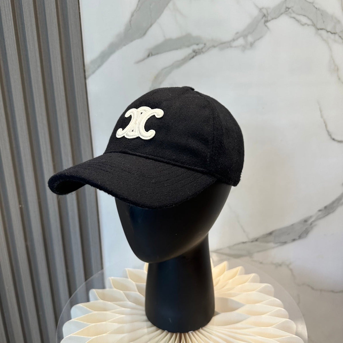 Celine Cashmere Baseball Cap 249987