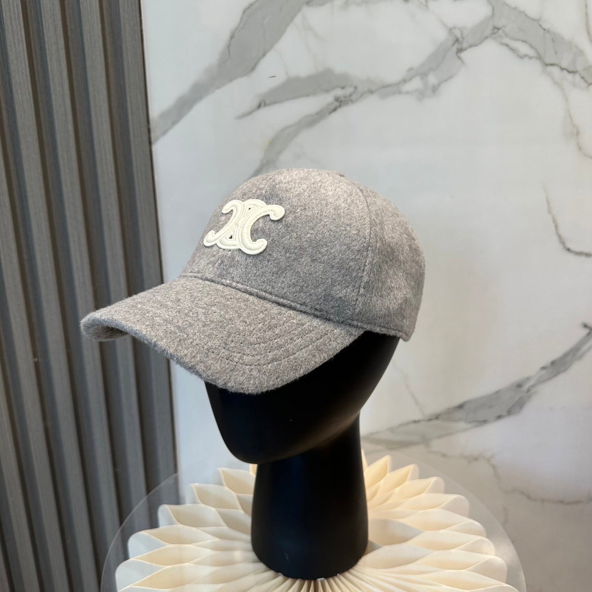 Celine Cashmere Baseball Cap 249987