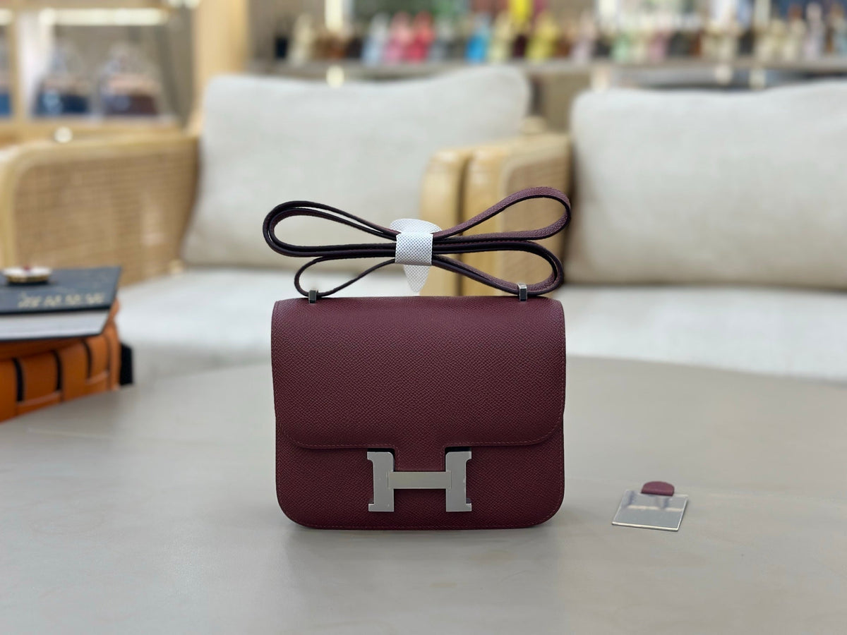 High-end Hermes 2026 Constance Bag 18cm Epsom Leather